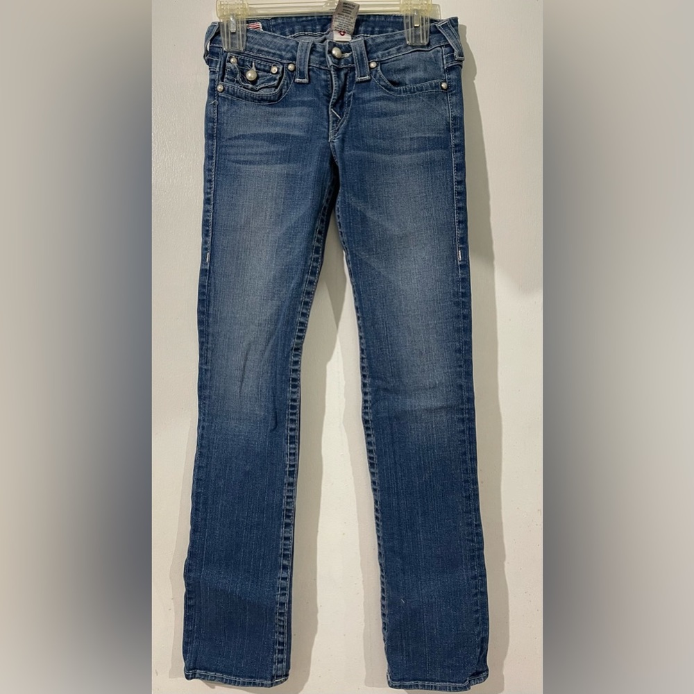 Blue jean true religion.